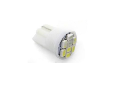 Комплект светодиодных ламп AVS A80608S T023В Т10, белый (W2.1x9.5d) 8SMD 1210 2 шт